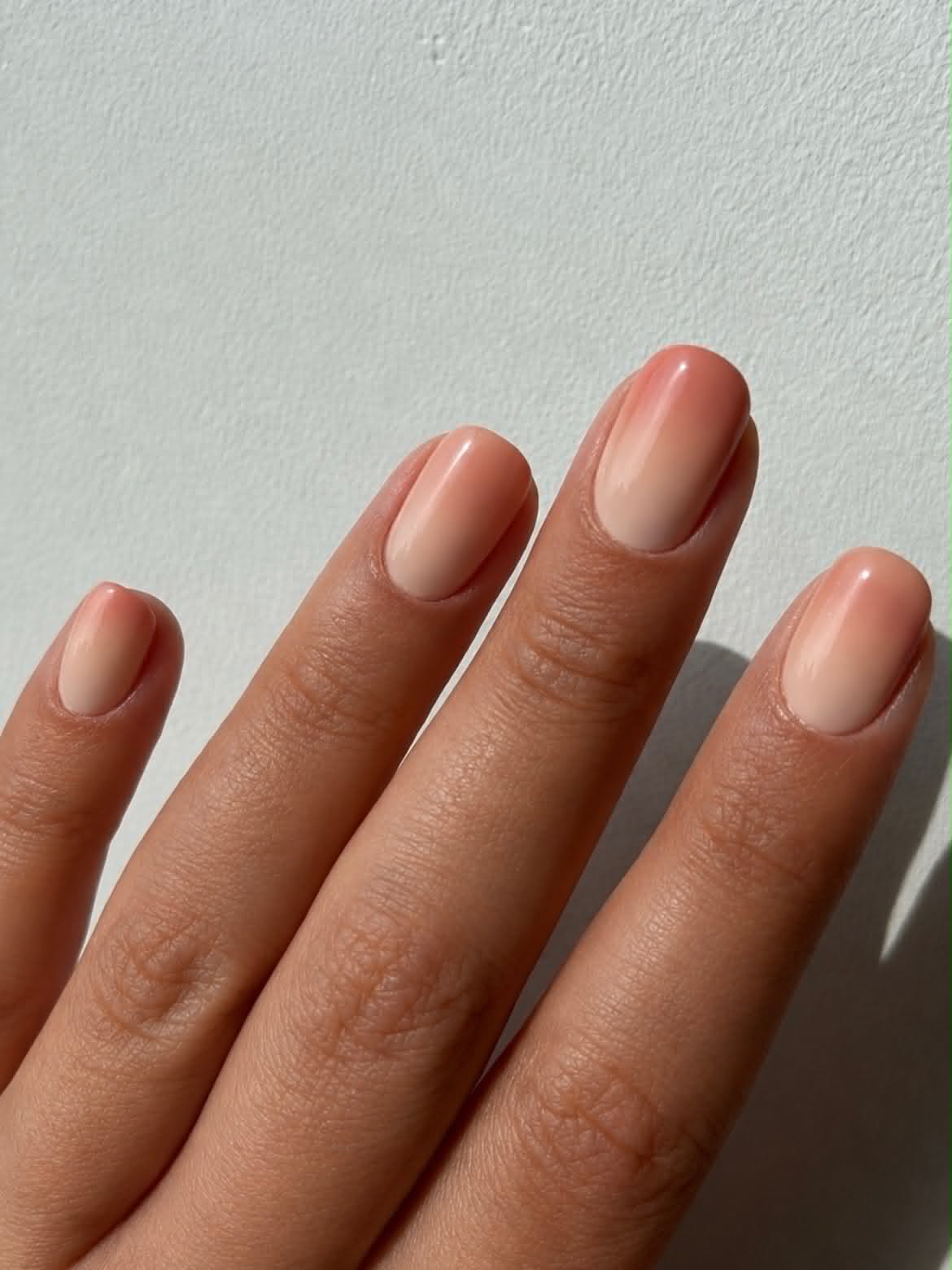 Peach ombré